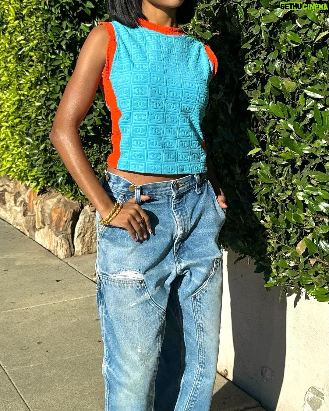 Skai Jackson Instagram - Got a thing for vintage Chanel 💙