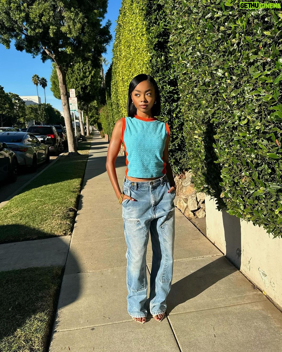 Skai Jackson Instagram - Got a thing for vintage Chanel 💙