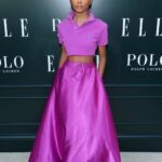 Skai Jackson Instagram - Thank you @elleusa x @poloralphlauren 💜 #STYLEDbyMonicaRose. 📷: @philfaraone_