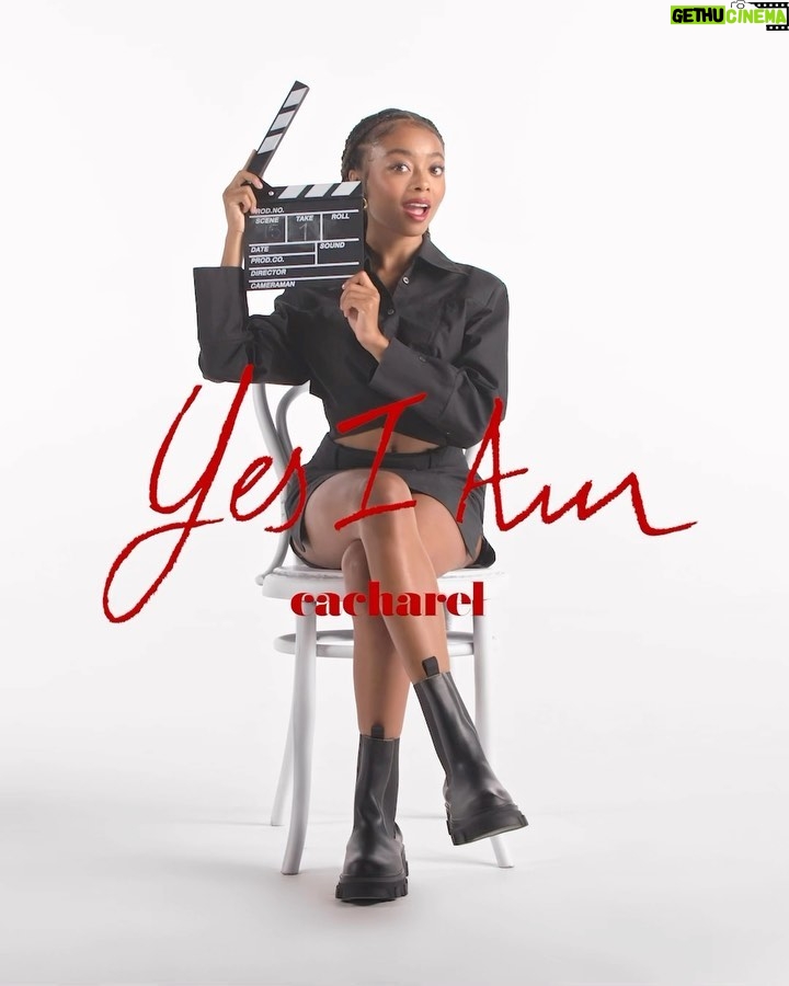 Skai Jackson Instagram - We are pleased to welcome @skaijackson, a role model for her generation. #Cacharel #Fragrance