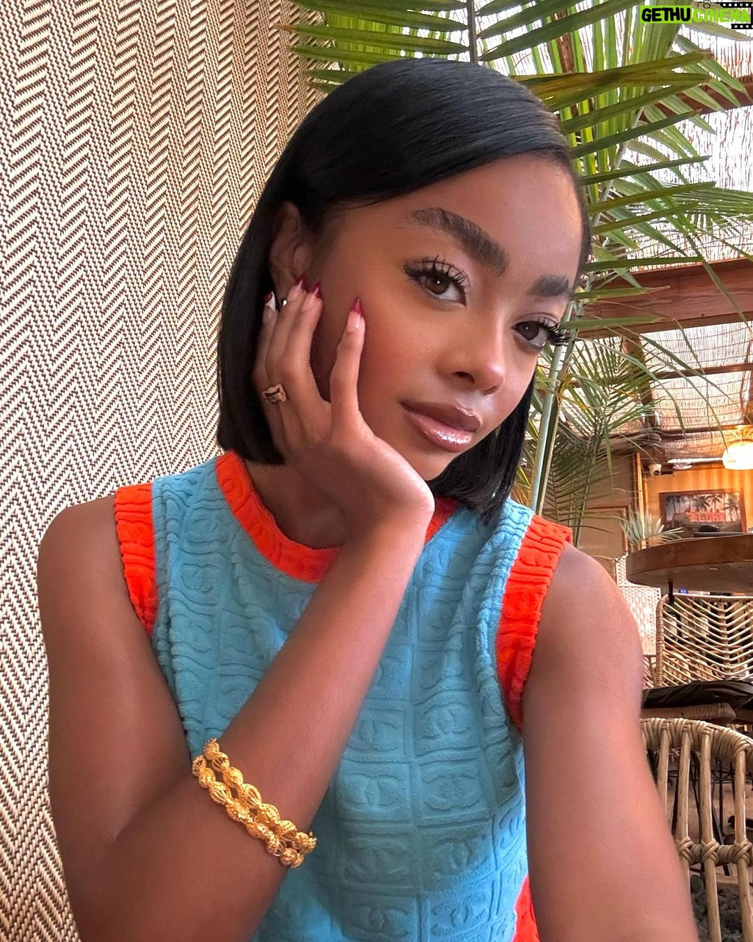 Skai Jackson Instagram - Got a thing for vintage Chanel 💙