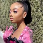 Skai Jackson Instagram - NOPE premiere 🌺 #STYLEDbyMonicaRose