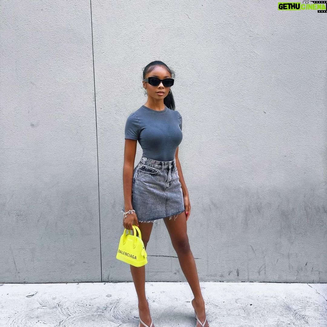 Skai Jackson Instagram - Happy to see Pooh 😎 Glendale, California