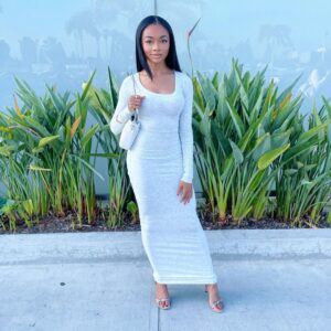 Skai Jackson Instagram - 2 weeks in 🤍 hair’s still good