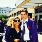 Skeet Ulrich Instagram - With my mom at my NYU graduation! Thanks for all the love and support mama ❤ NYU Tisch School of the Arts