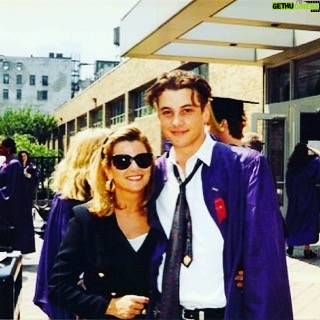 Skeet Ulrich Instagram - With my mom at my NYU graduation! Thanks for all the love and support mama ❤ NYU Tisch School of the Arts