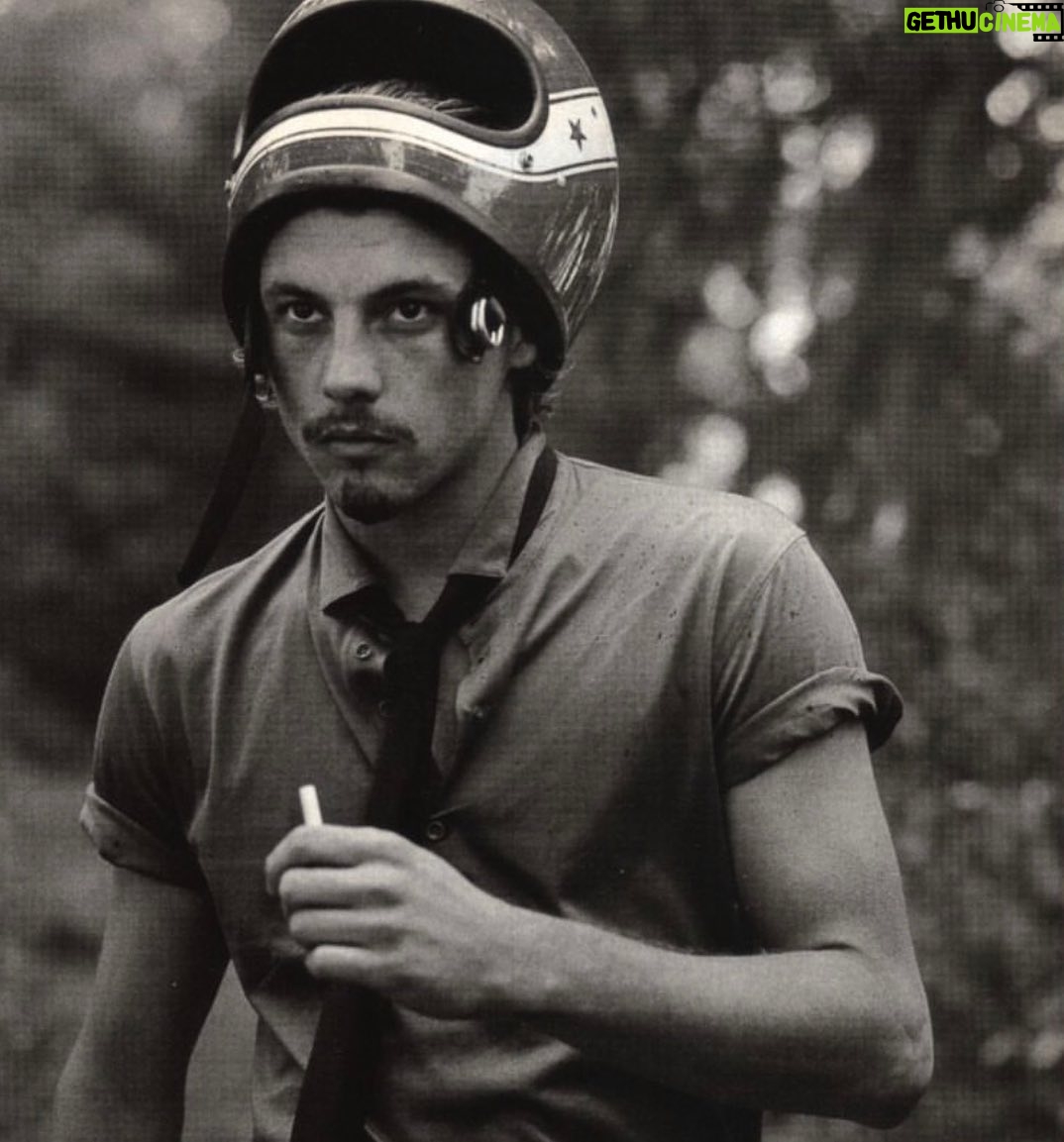 Skeet Ulrich Instagram - Always wear a helmet and don’t smoke! shot by @bruce_weber