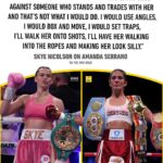 Skye Nicolson Instagram – Skye Nicolson wants to fight Amanda Serrano 🥊👀 #TheMMAHour