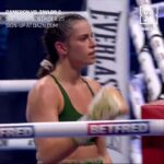 Skye Nicolson Instagram - It’s ALL OVER ❌ A clinical performance from @skyebnic who gets the first stoppage of her career to defend the interim world title ✅ #CameronTaylor2 | @WilliamHill