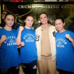 Skye Nicolson Instagram - @matchroomboxing in the community 💫 was refreshing to see so many girls in the boxing gym! The future is bright 🥊💫🤍 Dublin, Ireland