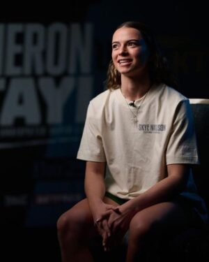 Skye Nicolson Instagram - Media day BTS 🤭 just having fun wit it 😋