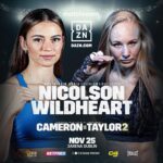 Skye Nicolson Instagram - 🇮🇪 Dublin 🔜 🇲🇽 Mexico ✔️ 🏴󠁧󠁢󠁷󠁬󠁳󠁿 Wales ✔️ 🇺🇸 USA ✔️ 🇦🇺 Australia ✔️ 🏴󠁧󠁢󠁥󠁮󠁧󠁿 England ✔️ @skyebnic prepares to fight in her sixth different country in nine professional bouts on Nov 25 🌏 #NicolsonWildheart #CameronTaylor2