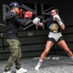 Skye Nicolson Instagram - Skyebworkin 🥊 @pugshoot London, United Kingdom