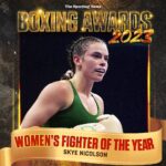 Skye Nicolson Instagram – Four from four and an interim world title for the globe-trotting Queenslander. 

Skye Nicolson takes out our Women’s Fighter of the Year for 2023. 

Details at the link in our bio