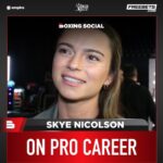 Skye Nicolson Instagram - 🗣️ “I’VE GOT HUGE DREAMS” @SkyeBNic on moving on from the Olympics and her amateur career and focusing fully on her goals in the professional game!🥊 🎉 𝗙𝗢𝗥𝗚𝗘𝗗 𝗢𝗙𝗙𝗜𝗖𝗜𝗔𝗟 𝗙𝗜𝗚𝗛𝗧 𝗪𝗘𝗘𝗞 𝗣𝗔𝗥𝗧𝗬 | Thurs, 8th Feb | London | Get your tickets via the link in our story 🔗 #SkyeNicolson #Boxing