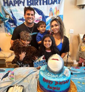 Snooki Instagram - MY ANGELO SQUISHY IS TURNING 4🥹 of course we had a whale shark orca party 🐳🐋🦈 brb, crying. 🎂: @sorrentobakery