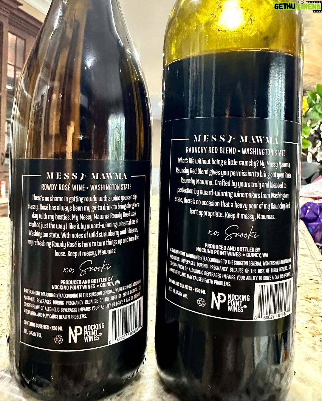 Snooki Instagram - ITS HAPPENING 🍷 My MESSY MAWMA wine is dropping this MONDAY 5/22 at 3PM 🎉 with my Raunchy Red✨ & Rowdy Rosé✨ #setyouralarm @messymawmawine