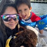 Snooki Instagram – Feels like summer ☀️🚤 
First ride on our new Monterey & Rocky’s first boat ride 🥹 (he ended up loving it and fell asleep in the wind)