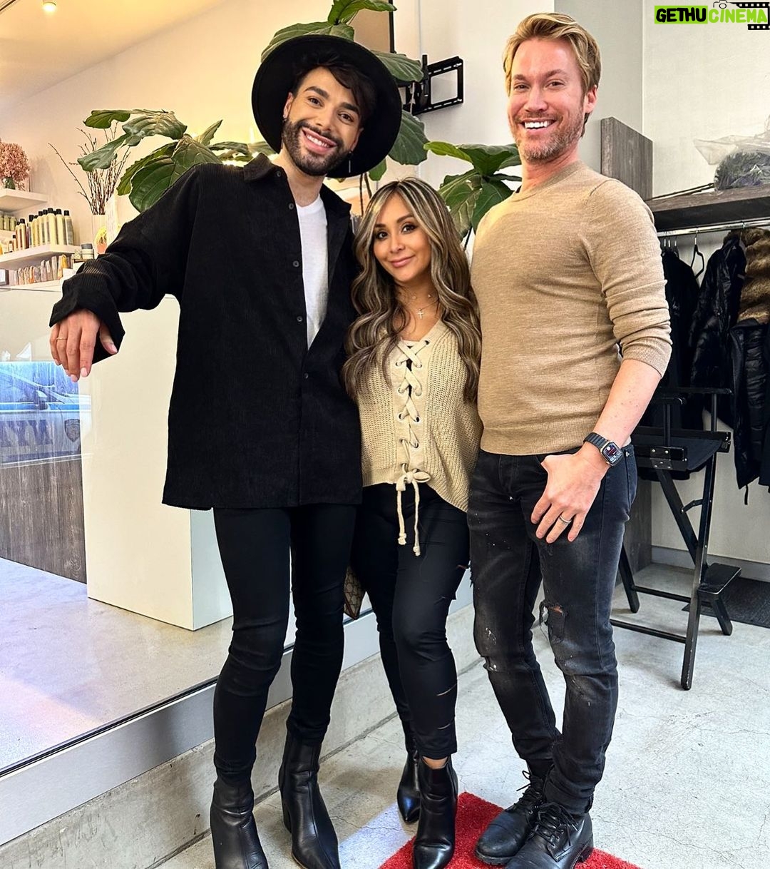 Snooki Instagram - Freshhhhh✨ love this team! 💋 @lulustylesnyc @bradleystylenyc Vidov Salon