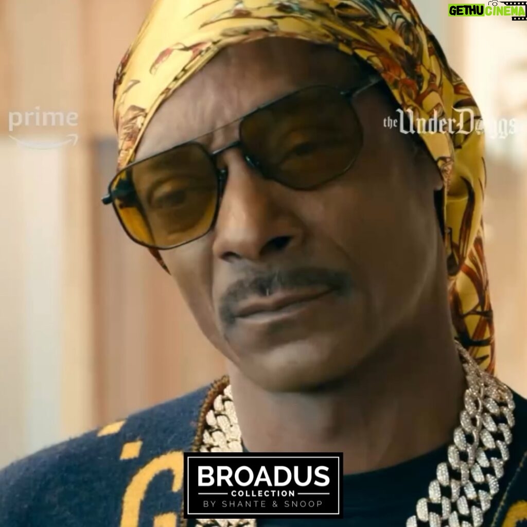 Snoop Dogg Instagram - Check it out, my silky scarves are in my movie! Get your’s and stay as stylish as me, my friends. #SnoopScarf #broaduscollection Los Angeles, California