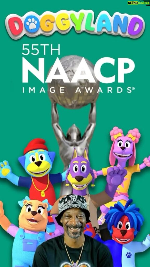 Snoop Dogg Instagram - It’s time to VOTE ✅ if you haven’t heard yet 😃 We a nomination for the @naacpimageawards 💫 for “Outstanding Short Form Series” 🙌 Here’s a step by step on how to VOTE 🙏 To VOTE, click the link in bio 🔗 [Voting Ends 2/24] #doggylandkids #naacpimageawards #naacp
