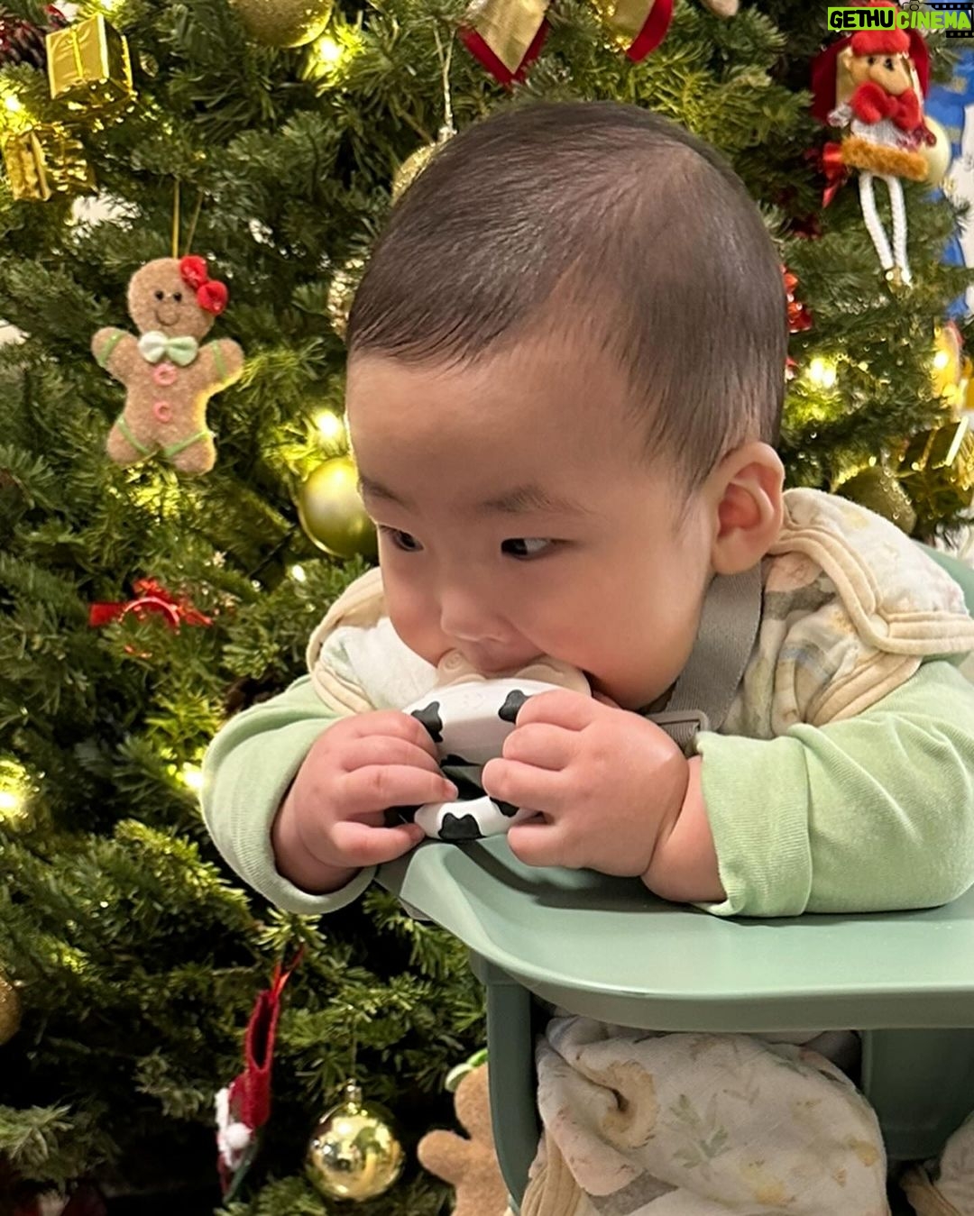 Snow Suen Instagram - 一張相已經見到肉肉哥尊貴嘅身份! 剩係坐上張餐枱已經咁多人衝過嚟幫拖, 肉肉哥而家5個半月, 可以自己坐, 見到食物就流口水, 所以已經開始加固咗2星期啦! 另外,佢仲由10:30pm一下瞓到第二朝9am, 中途大概5、6點會瞓住覺補一餐奶~ 仲成日笑~ 佢真係一位肉肉天使B🥹 #呢張餐枱又安全又靚 @jakewell.hk @stokkebaby #jakewell ##StokkeClikk