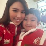 Snow Suen Instagram - 衷心覺得有2位小朋友或以上， 要成功影到一張全家福真係好有難度😂 唯有拼埋一齊就係啦～～ 祝大家新春快樂， 行運一條龍🐉