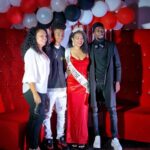 Soan Arhimann Instagram - Family first👨‍👩‍👦‍👦 Félicitations ma sœur chérie notre miss ❤️🥳👑