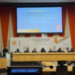 Sofia Carson Instagram - I had the extraordinary honor of speaking at the United Nations alongside the UN Secretary General, his Excellency Antonio Guterres, on the Day To Protect Education Against Attack. This week as we enter the United Nations General Assembly, we must vow to PROTECT the children of the world. To protect the 244 MILLION children who are not in school. Where EVERY child belongs.  Because a world where no child is ever denied their right to an education, is a peaceful and prosperous world.  There is bright, shining hope in the eyes of every child who is bravely defending for their right to an education. And it is our duty, to stand with them.     On behalf of the children of the world, let us promise to never stop until every child, in every corner of the world, is safe, protected and educated.  Thank you @unitednations @unicef and @educationaboveall_eaa for your commitment to children. Today, and always. My heart is yours🩵 United Nations Headquarter