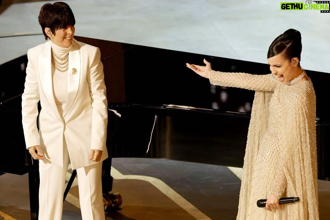Sofia Carson Instagram - My Dear Diane Warren, Words will never suffice. I will applaud you today, and everyday. My heart is infinitely and eternally yours. My gratitude belongs to you. Give yourself some applause… Your Sofia Photo Courtesy of AMPAS. Academy Awards