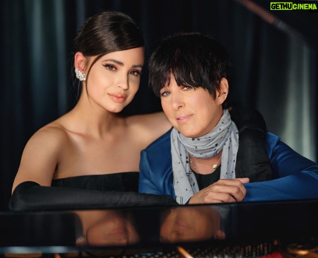 Sofia Carson Instagram - Oscar Winner Diane Warren💫 You once told me, “Music is not heard with our minds, but with our hearts...” Well, my dear Diane, the hearts of the world thank you. Thank you for making the music that has moved the world. Thank you for the gift of being a part of your music. My love, my gratitude, and my admiration is yours. Applauding you, forever… Your Sofia