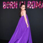 Sofia Carson Instagram - “Beauty is a love choice. Love for yourself, for your uniqueness, for your identity. Beauty means love and love is beauty.”- Pierpaolo Piccioli Thrilled to be a brand ambassador for @valentino.beauty 💜 #BornInRomaIntense #AD Paris, France