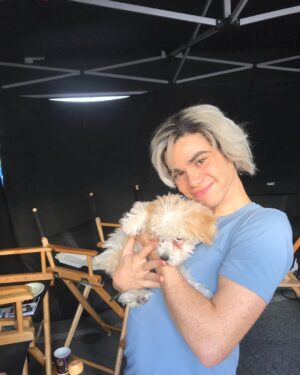 Sofia Carson Instagram - Happy Birthday Joey🤍 The love of our life, our gift from heaven. I’ve loved every moment of loving you my fuffa. My Doll, Joey is the luckiest in the whole WORLD to have you🤍 My heart is yours forever and ever my doll and my fuffa. Happiest Fuffa Day.