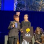 Sofia Carson Instagram - Applause won Best Original Song at the SCL Awards. Thank you #SCLAwards for this beautiful honor. Forever applauding the remarkable being you are my @dianewarren 🤍💫