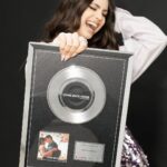 Sofia Carson Instagram – The #1 Soundtrack in Netflix History 💜A Platinum Record. And 1. Billion. Streams. My Purple Heart could BURST. Thank you. Forever. And. Ever. And. Ever.