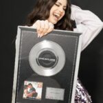 Sofia Carson Instagram - The #1 Soundtrack in Netflix History 💜A Platinum Record. And 1. Billion. Streams. My Purple Heart could BURST. Thank you. Forever. And. Ever. And. Ever.