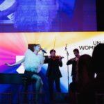 Sofia Carson Instagram – It was an honor to  perform at @unwomen’s @heforshe summit💜 Thank you to the United Nations and @unwomen for celebrating and amplifying the voices of the greatest force in the world: women. 

Gender parity is not solely a woman’s cause. This is humanity’s cause. A fight we must fight united as one. Men and Women. He FOR She. To change the world. Together.