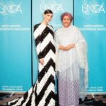Sofia Carson Instagram - Sharon Stone & Alessandro Benetton, my awe and admiration are yours. Honored to have stood by your side. Thank you, United Nations Correspondents Association. Honored to be your “Global Advocate Of The Year”. 🩵 New York, New York