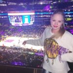 Sofia Vassilieva Instagram - The ladies and the gang 💛🏀 💜 Crypto.com Arena