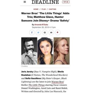 Sofia Vassilieva Instagram - Joining this gem... with Denzel Washington, Rami Malek & Jared Leto! ✨