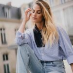 Solène Hebert Instagram – Très heureuse de participer au lancement de la nouvelle collection upcycling « remixed » de @tommyhilfiger via @ellefr ! L’upcycling, c’est donner aux objets ou vêtements usés une nouvelle vie, en les transformants et en se les appropriants. Et il est tellement urgent de réinventer la mode en économisant l’énergie et les matières premières ! Merci 📷 @pierre__mouton #upcycling #ecologie #remixed #shooting #tommyforlife @tommy.for.life @thomasdumontvip