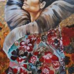Solenn Heussaff Instagram - Collaborated with the children of Hospicio de San Jose Rendu ward on this painting called ' Inflorescence' which will be exhibited at the LRI design plaza this september and for sale to benefit the ward. We started with the idea of someone peacefully laying on a bed of hope and I eventually changed direction after meeting and painting with my co artists.