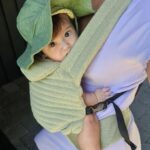 Solenn Heussaff Instagram - Serving you some cuteness. Also love this @bumpsuit carrier and of course our @tilidahli eclipse linen hat