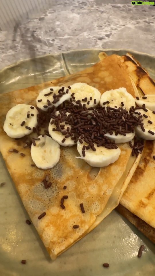 Solenn Heussaff Instagram - Finally sharing our family’s favorite (not so secret) Crepe recipe! Hope you love it as much as I do😊 Ingredients: • 50-75g butter • 3 cups flour • 6 eggs • 1 liter fresh full cream milk • 1 tbsp vanilla extract • 2 tbsp sugar or more And of course, made with our trusty @solanelpg.ph We order our LPG straight from the Solane App for its guaranteed safety. They even double check each cylinder upon installation following their exclusive 7-point safety check service when they do home deliveries!