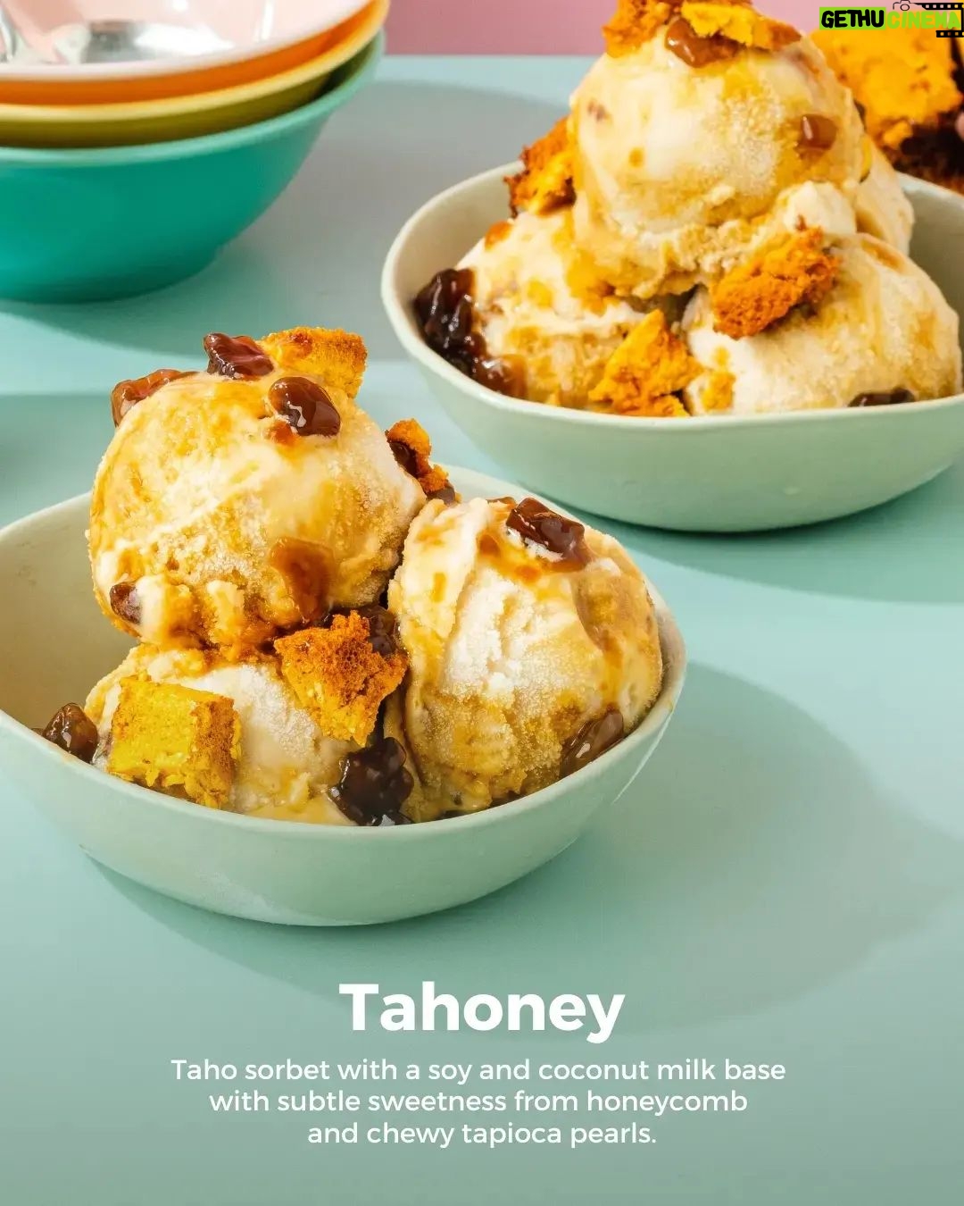 Solenn Heussaff Instagram - Itβs finally here! ππΌ @solenn.manila Manila Creamery collab features delightfully nostalgic treats in five crave-worthy ice cream flavors: π¨ Tahoney β Taho sorbet with a soy and coconut milk base with honeycomb and chewy tapioca pearls π¨ Lemon Yakult Crunch - Yakult sherbet churned with lemon curd, topped with cornflake oat crumble π¨ Sweet Corn Crumble - Sweet and buttery corn gelato base with a tart raspberry swirl and crumbled Tomi sweet corn chips π¨ Brown Butter Polvoron - A delightfully sweet polvoron gelato base churned with brown butter π¨ Blood Orange Negroni - Blood orange sorbet infused with the bold flavors of a classic Negroni Which flavor are you trying out first? Available now at solennmanila.com, GrabFood via Manila Creamery, and Manila Creamery stores. #SolennManila