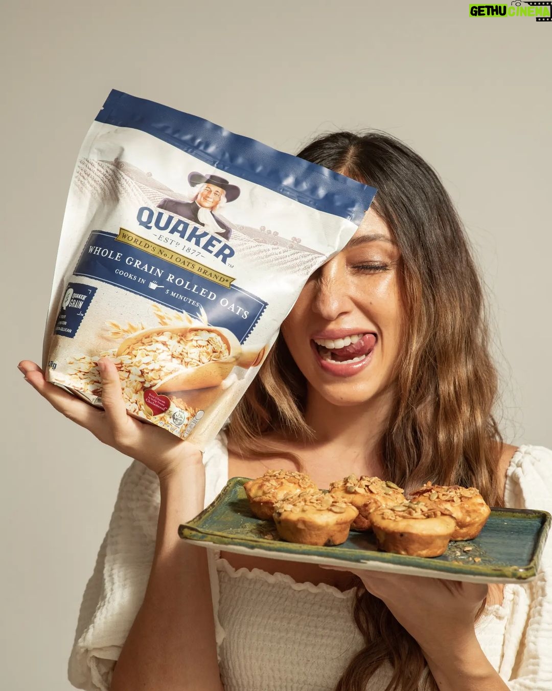 Solenn Heussaff Instagram - Everything tastes better when you bake with love. Excited for my fam to try these muffins I made for Valentines weekend! Adding these oats with 7x more fiber can give you a multitude of benefits! @quakeroatsph #7xmorefiberwithquaker