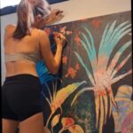 Solenn Heussaff Instagram - Snippets of studio sesh. Working on my 4th solo show for 2024.