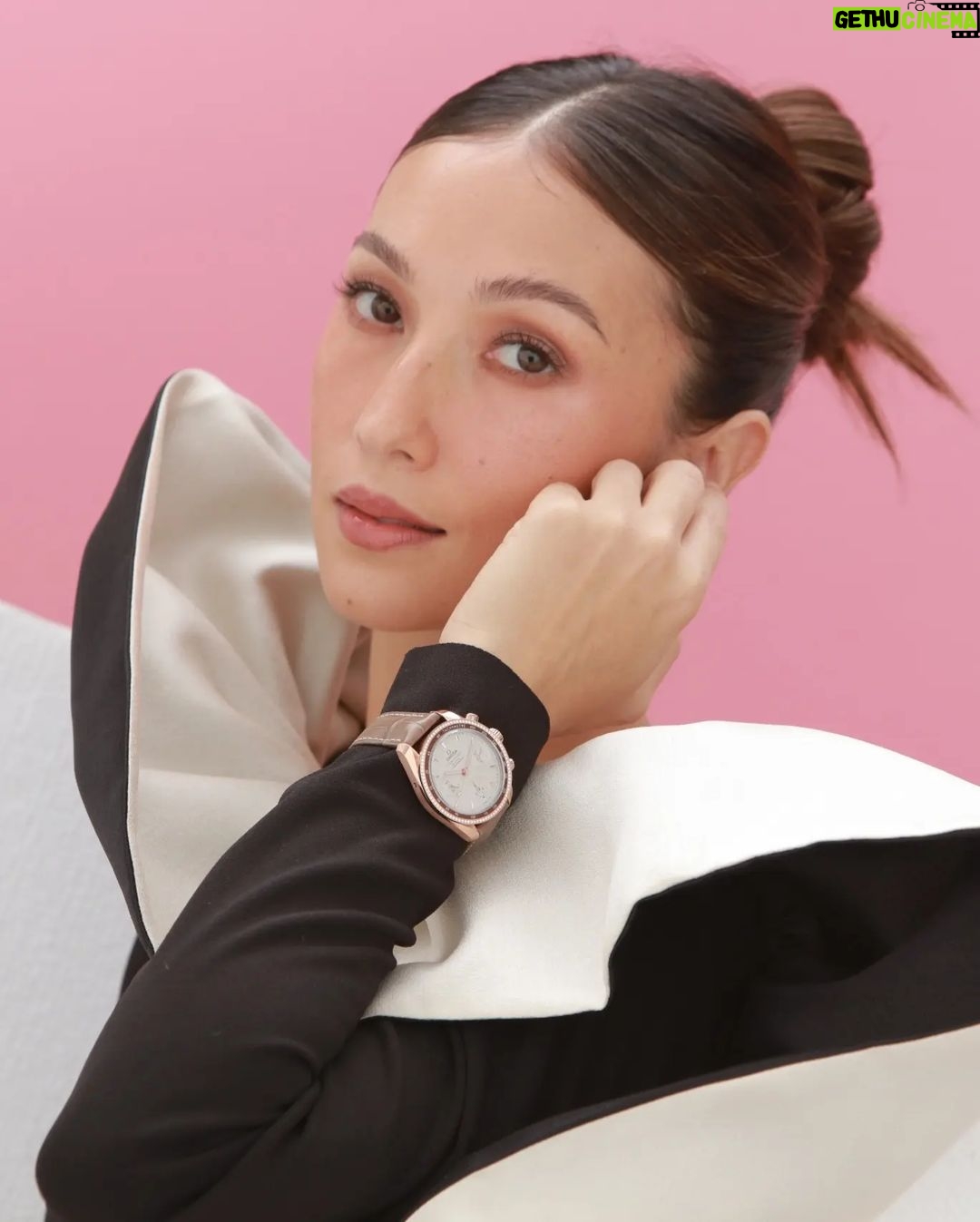 Solenn Heussaff Instagram - The way we spend our time defines us. I make the most out of my time by savoring moments with loved ones, making time for myself and being on time for the things that make me happy to show respect to my surroundings. @omega #Speedmaster38MM #OMEGAMyChoice