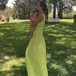 Solenn Heussaff Instagram - Chillin' in this beautiful @charinasarteshop lime dress. Municipalidad de Esperanza