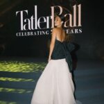 Solenn Heussaff Instagram - Tatler ball with my @belobeauty family! Thank you @vaniaromoff for this beaitiful gown! Make up @robbiepinera Hair @nellyseboy Jewelry @jewelmer 📸 @meetkeso